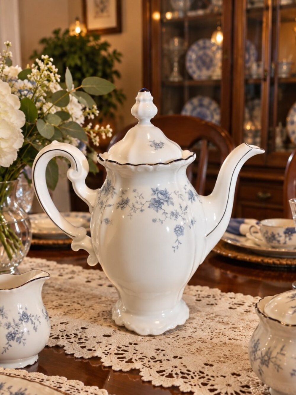 Vintage Bavaria Germany Porcelain Coffee Pot – Johann Haviland SHIPS FREE